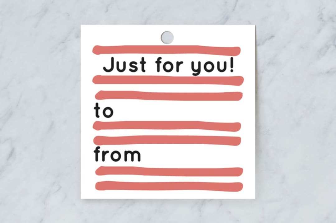 "Cacti Collection" - Gift Tags in Tangerine by Rae Kaiser - Front