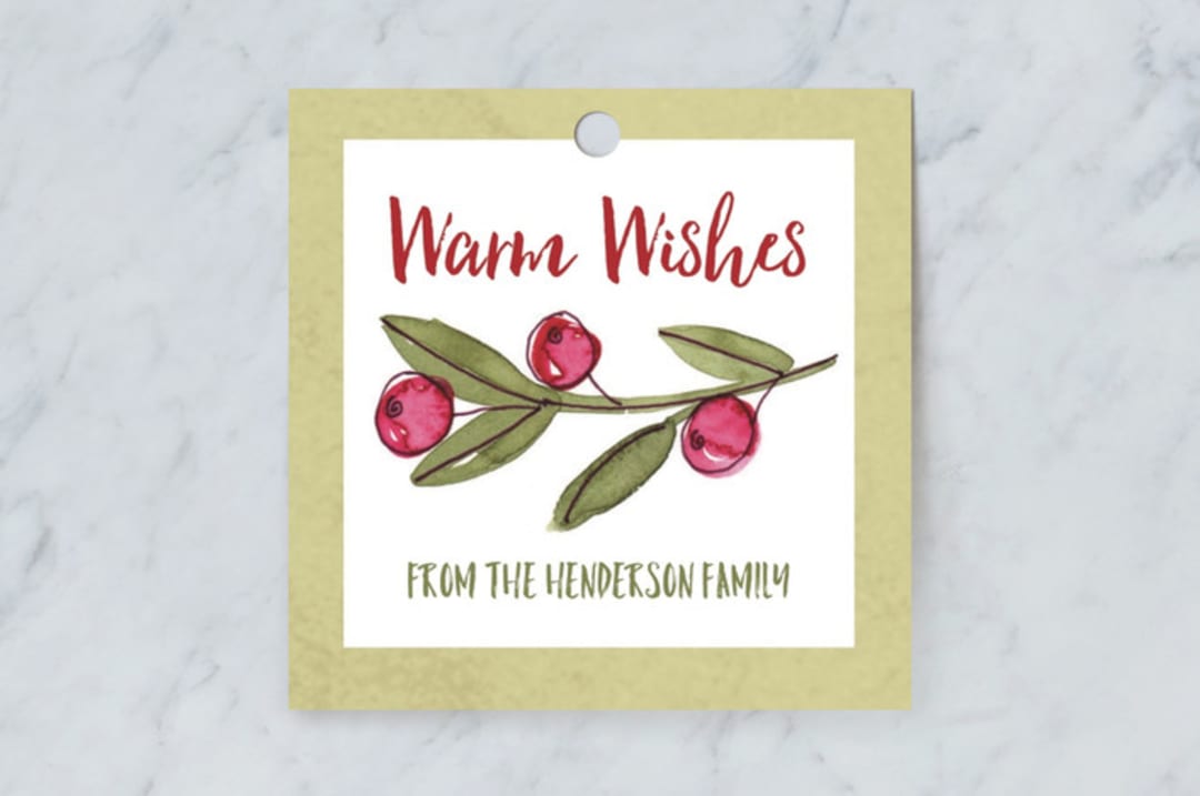 "Simply Summer" - Gift Tags in Raspberry by Danielle Hartgers - Front