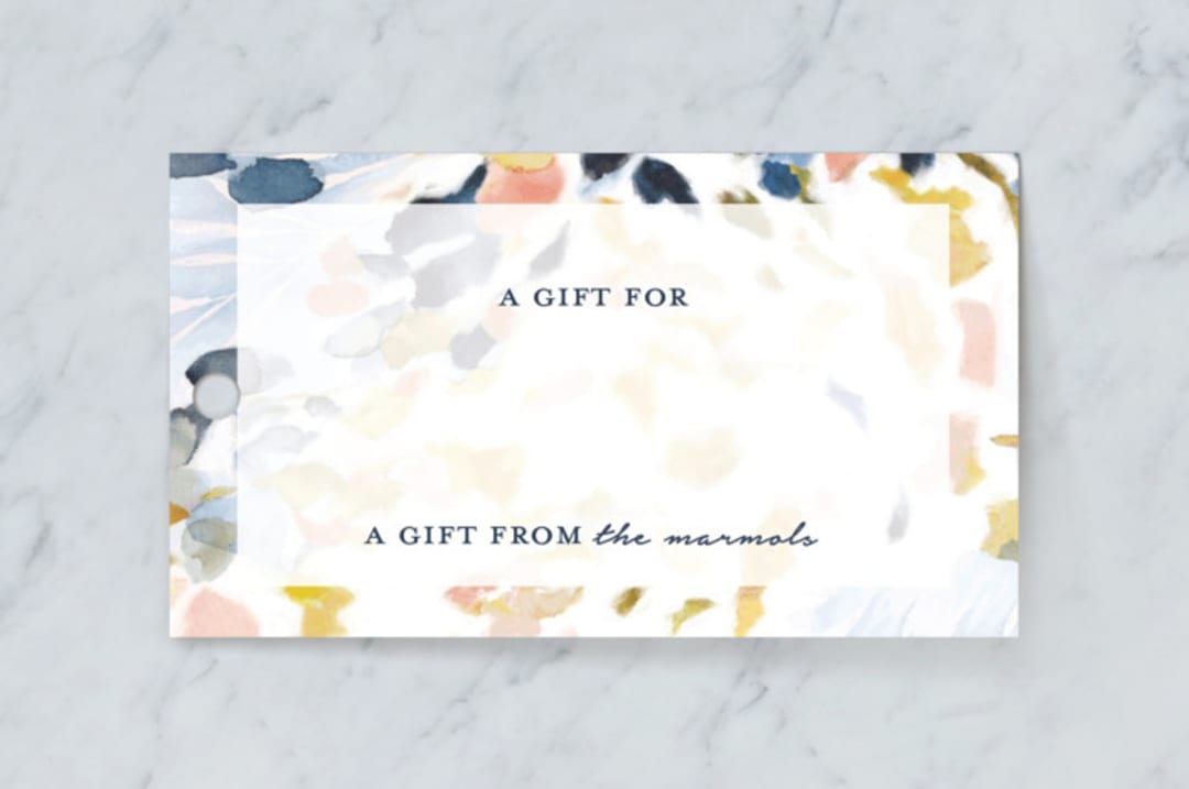 "Chasing Light" - Gift Tags in Marine Blue by Mya Bessette - Front