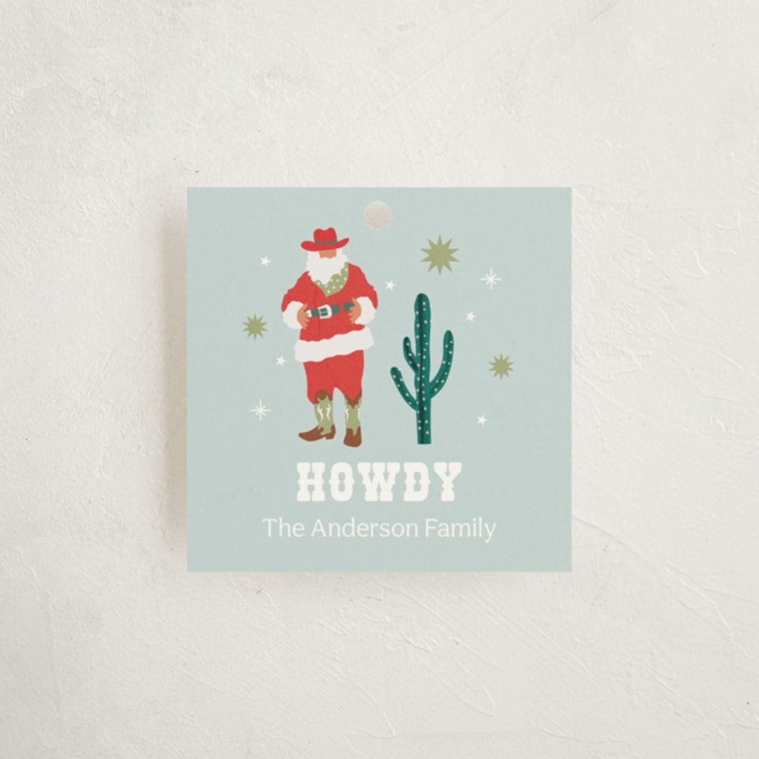 "HOwdy, HOwdy, HOwdy" - Gift Tags in Frozen by tara berg - Front