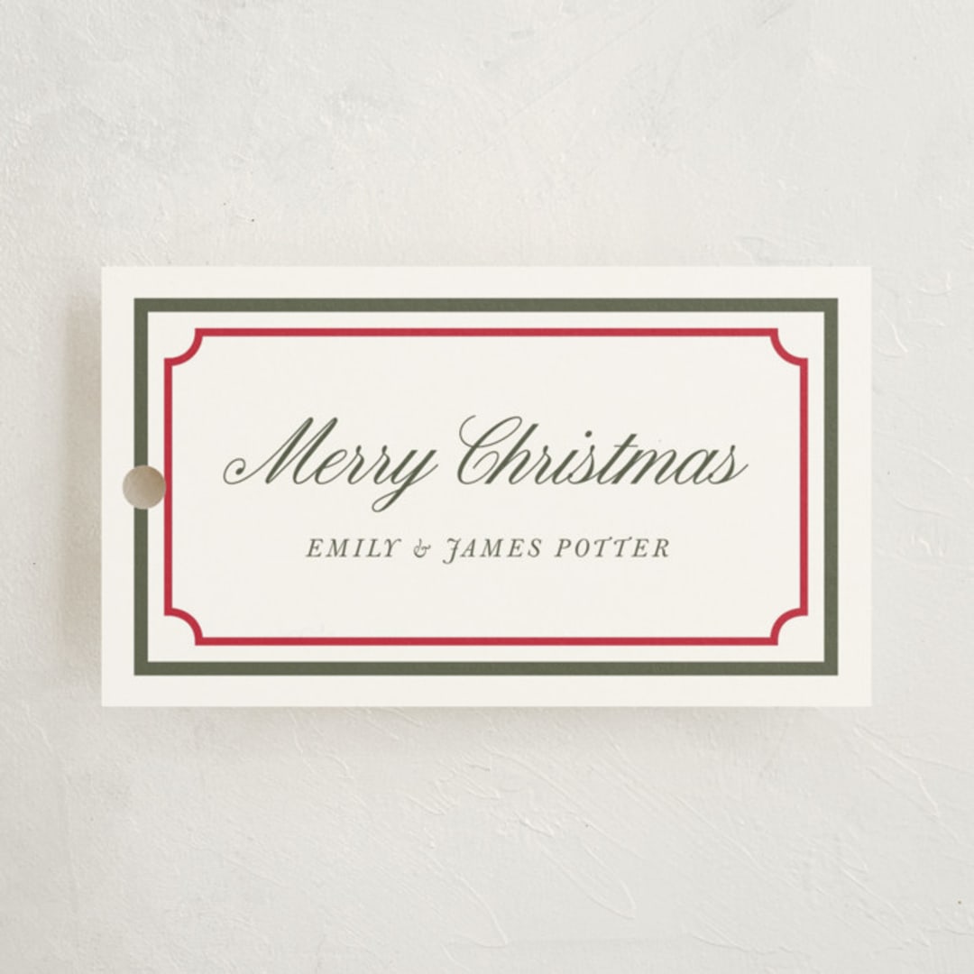 "Charming Frame" - Gift Tags in Holly Jolly by Alston Foster - Front