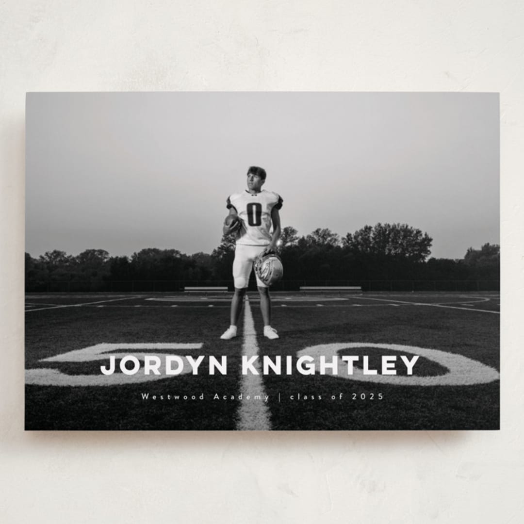 "the modernist" - Graduation Announcements in Eggshell by Benita Crandall - Front