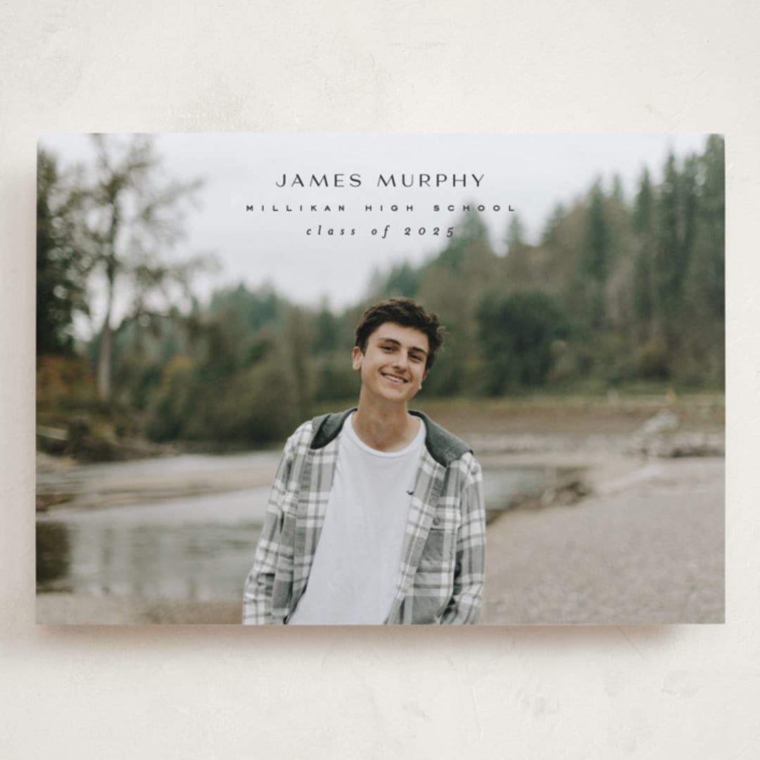 "Understated" - Graduation Announcements in Mortarboard by Owl and Toad - Front