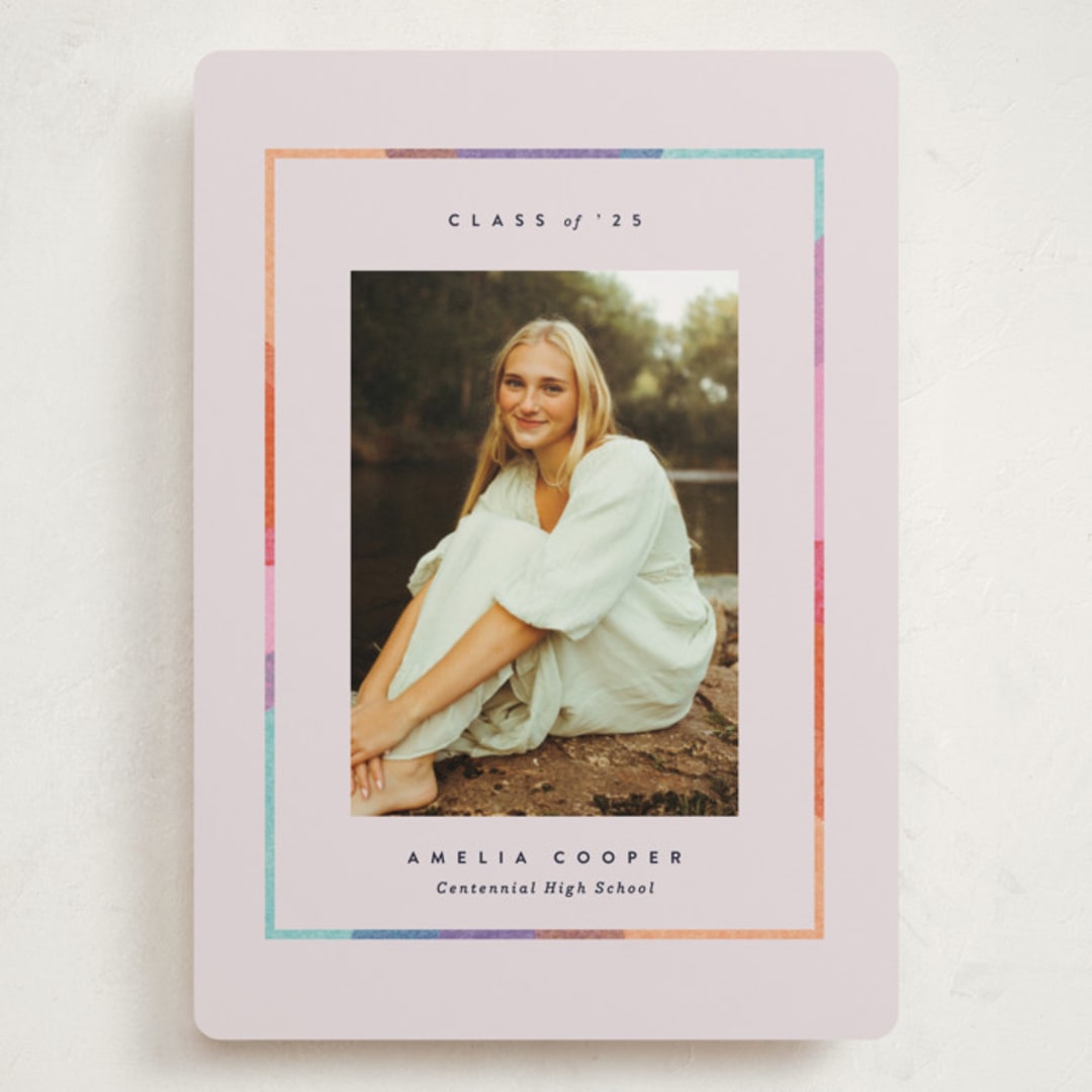 "candy rainbow" - Graduation Announcements in Petal by Carrie Moradi - Front
