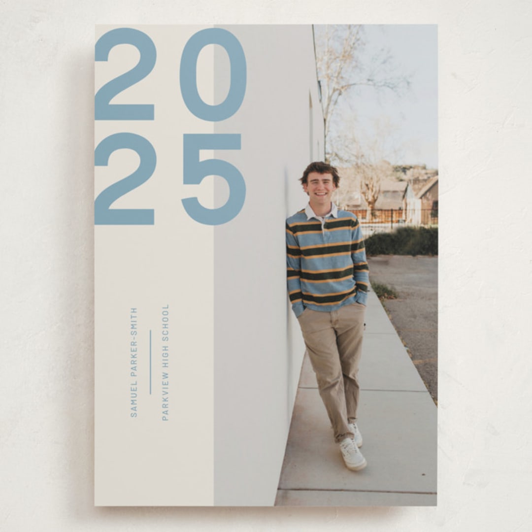 "Modern Year" - Graduation Announcements in Lake by Kelly Watkins - Front
