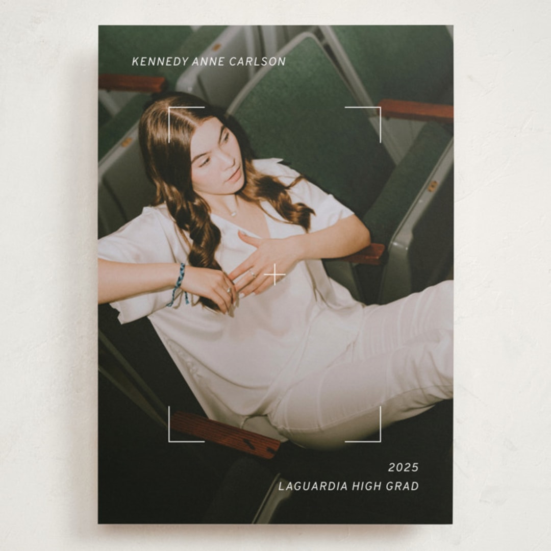 "Focus" - Graduation Announcements in Cloud by Meggy Masters - Front