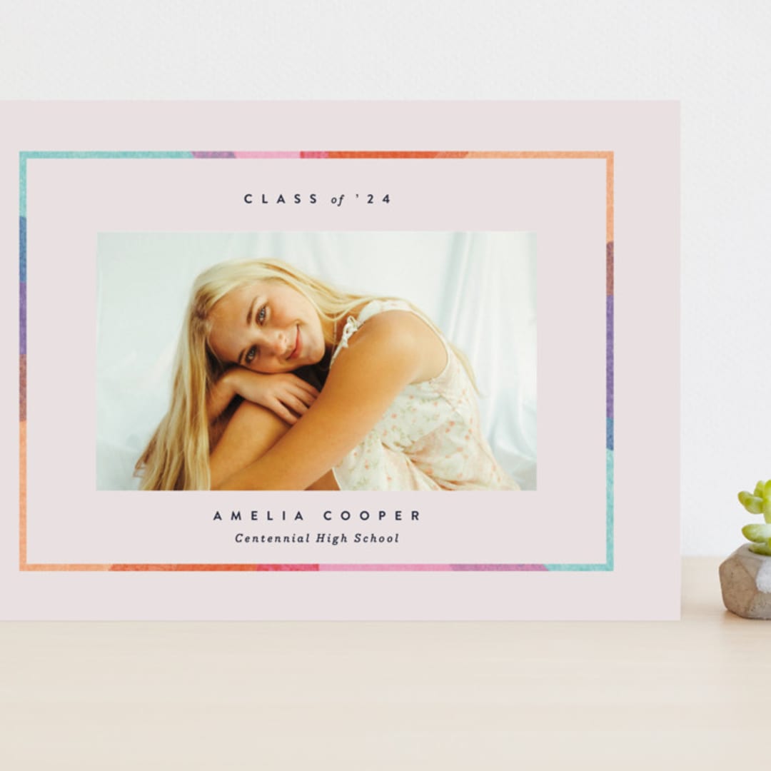"candy rainbow" - Graduation Announcements in Petal by Carrie Moradi - Front
