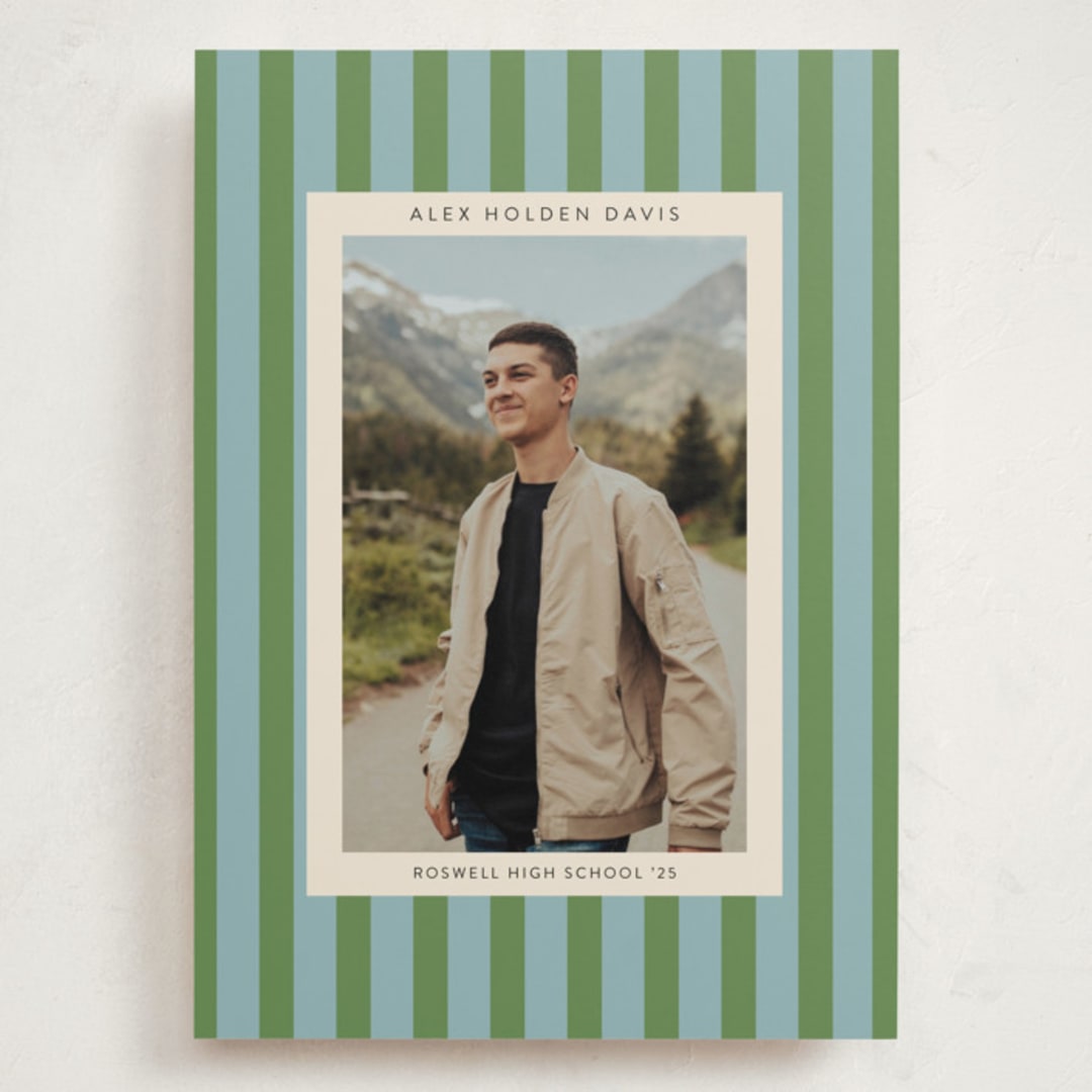 "Preppy Stripes" - Graduation Announcements in Seaside by Morgan Kendall - Front
