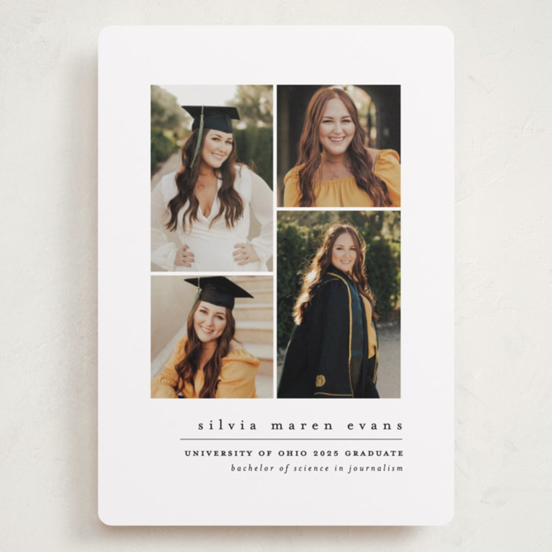 "name drop" - Graduation Announcements in Penguin by Lea Delaveris - Front