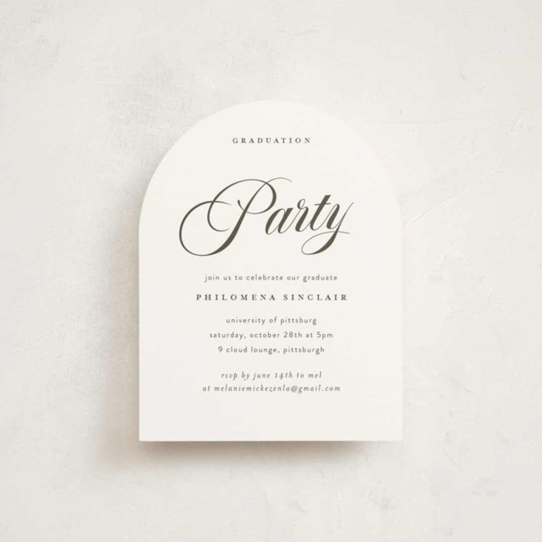 "mustacciuoli" - Graduation Insert Cards in Crystal by chocomocacino - Front