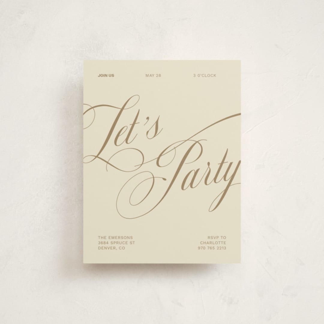 "Amelia Jude" - Graduation Insert Cards in Buttercream by Jen Ramsey - Front