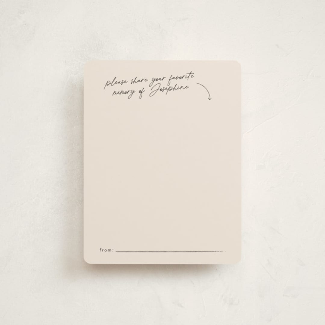 "Simple Timeline" - Graduation Insert Cards in Classic Black by Ashley DeMeyere - Front
