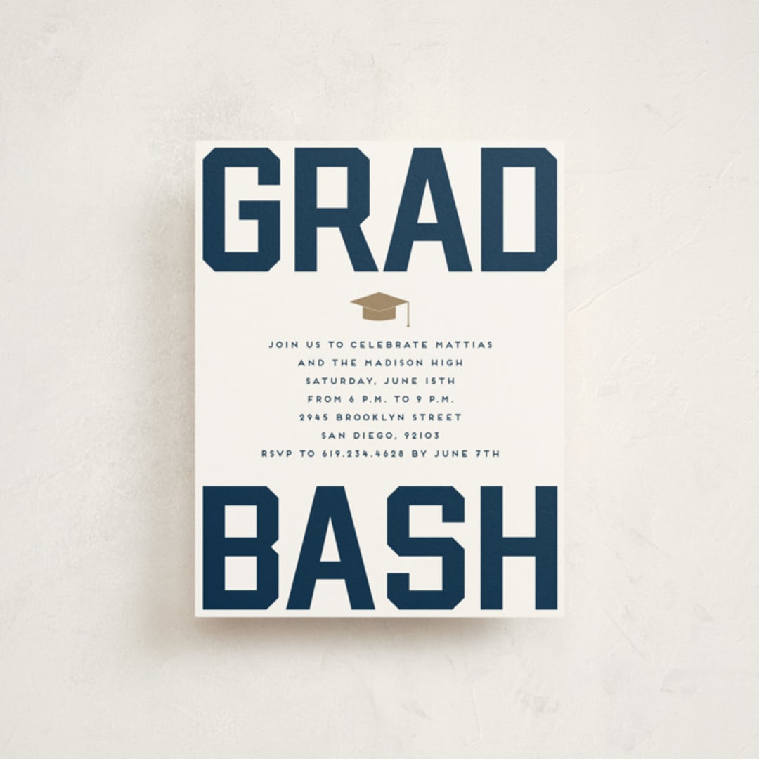 "Upward" - Graduation Insert Cards in Alabaster by Erica Krystek - Front