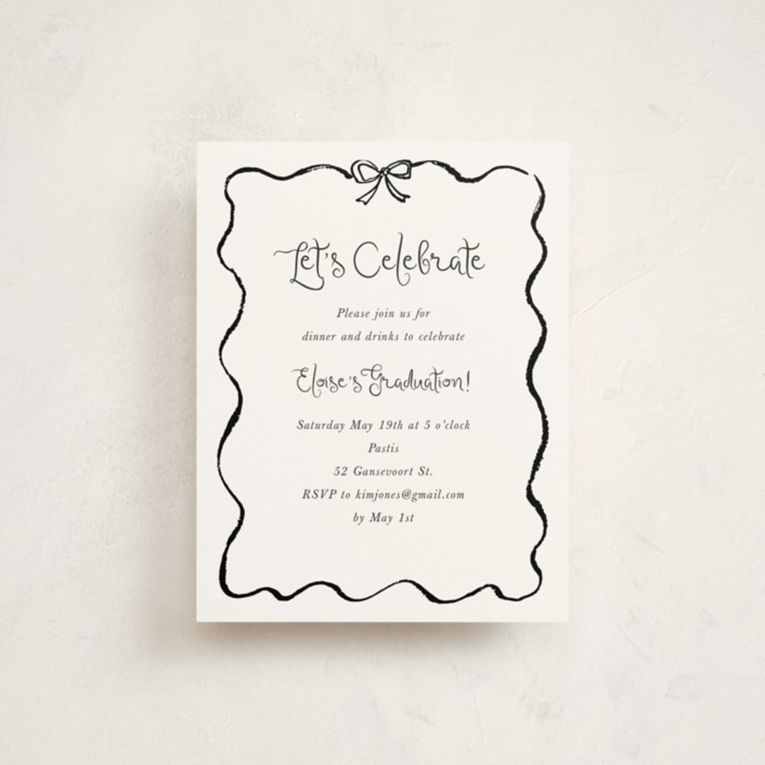 "quirky fun" - Graduation Insert Cards in Ink by Cass Loh - Front