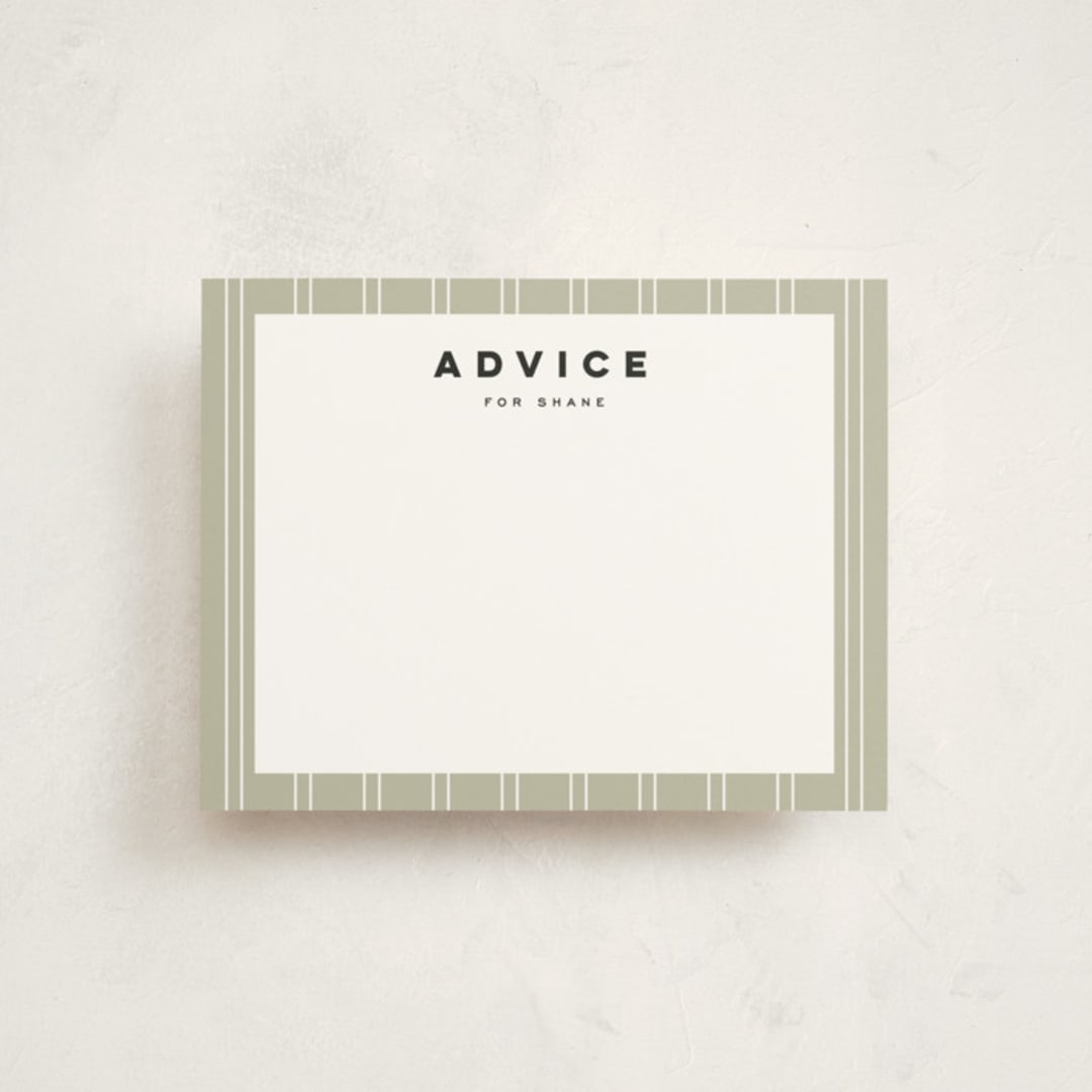 "headlined" - Graduation Insert Cards in Pearl by Emily Sabol Goss - Front