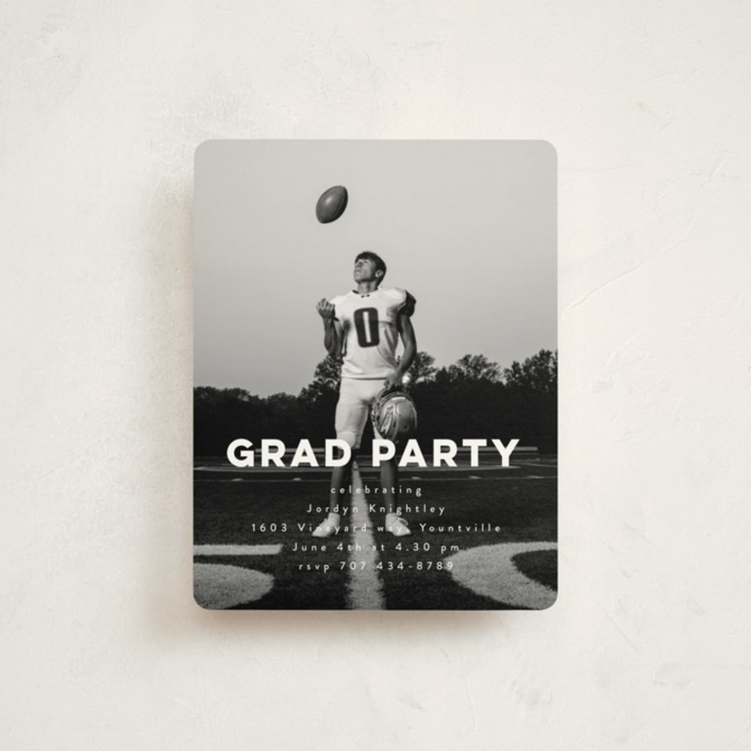 "the modernist" - Graduation Insert Cards in Eggshell by Benita Crandall - Front