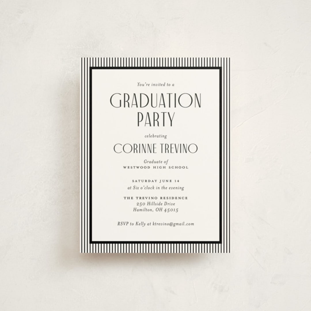 "Well Rounded" - Graduation Insert Cards in Classic White by Cindy Reynolds - Front
