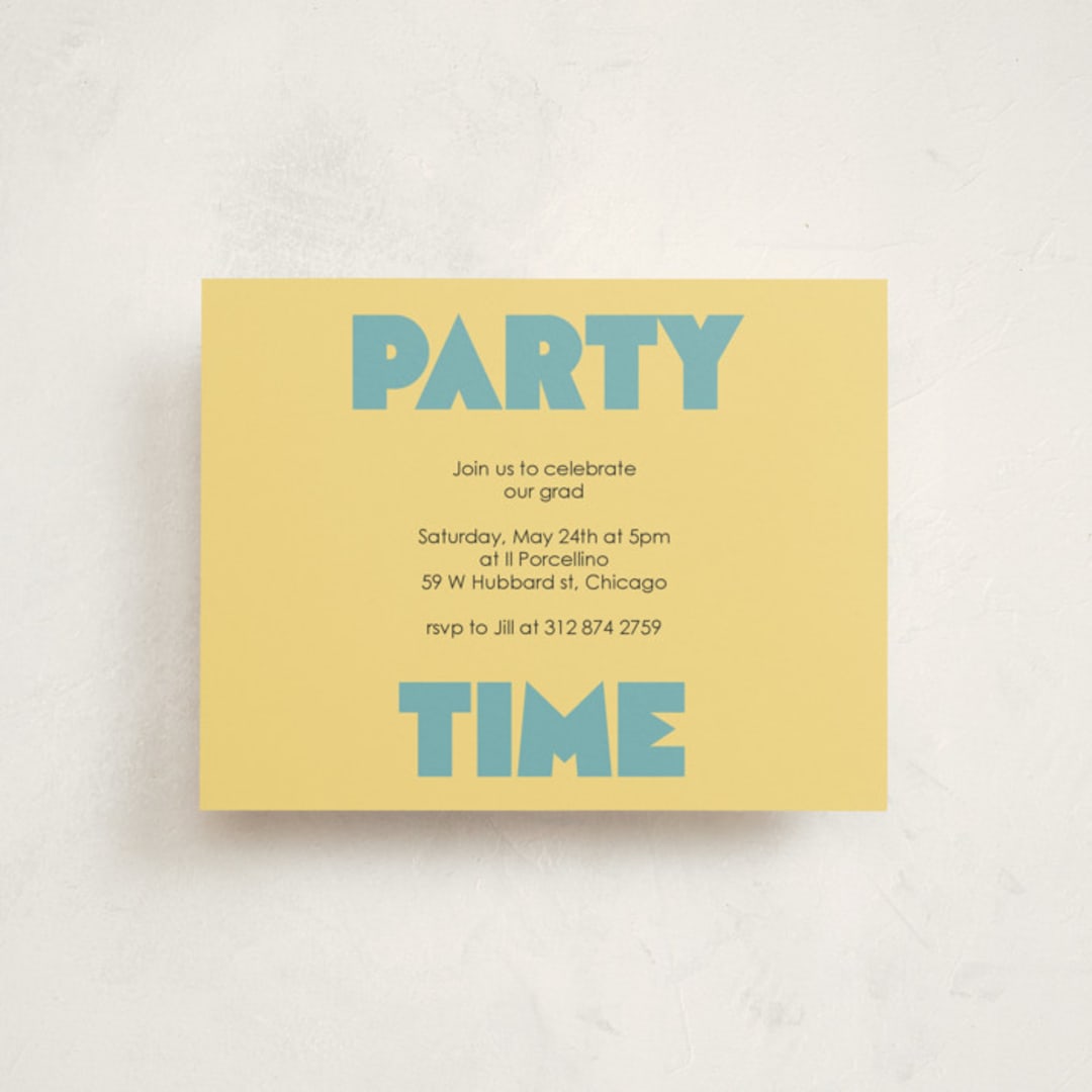 "Bold Baddie" - Graduation Insert Cards in Legal Pad by Claire - Front