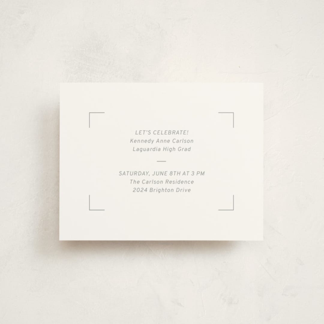 "Focus" - Graduation Insert Cards in Cloud by Meggy Masters - Front