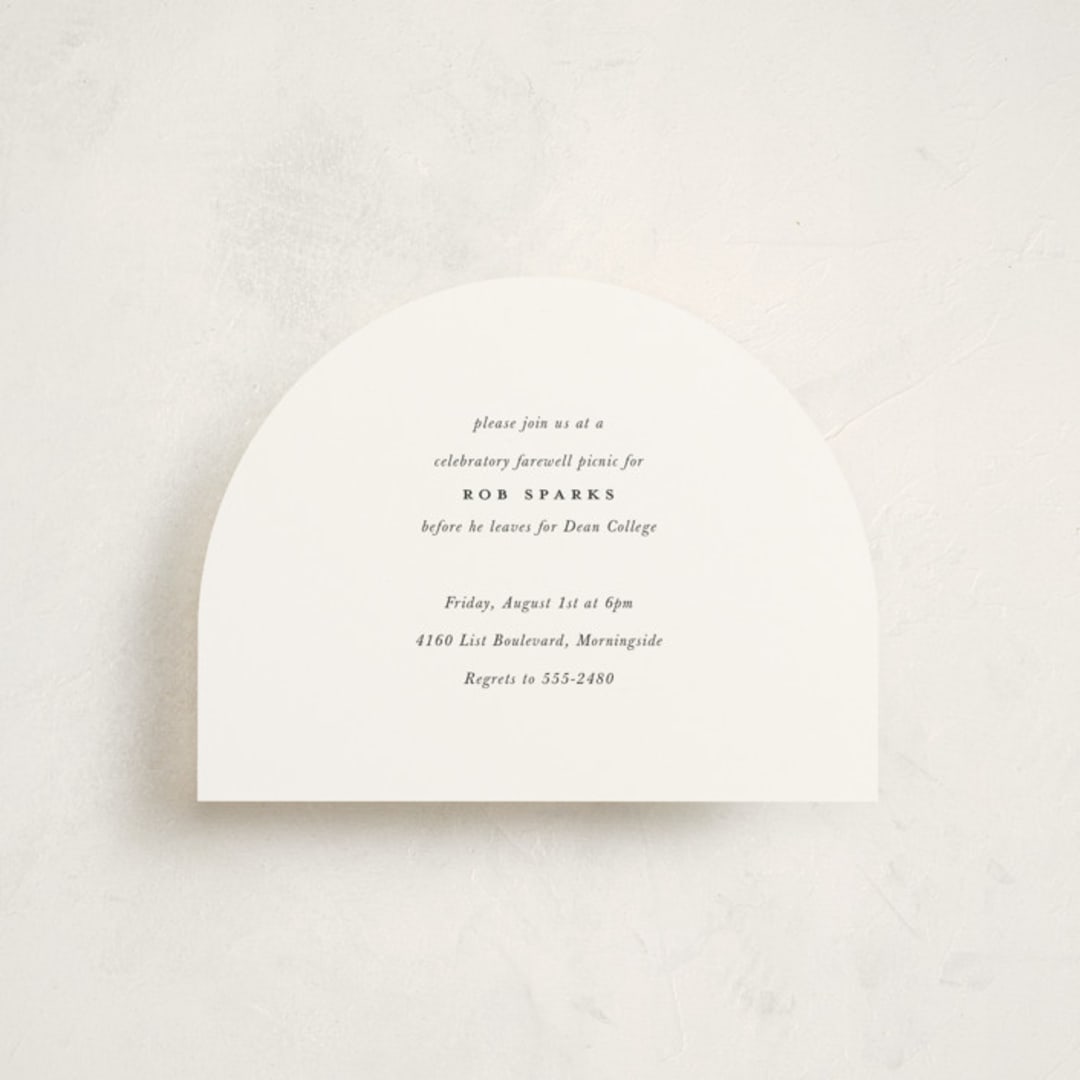"Four Photo" - Graduation Insert Cards in Golden Grad by Up Up Creative - Front