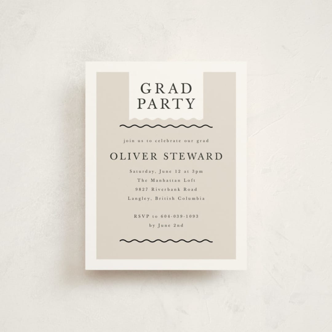 "Divided" - Graduation Insert Cards in Cement by Vivian Yiwing - Front