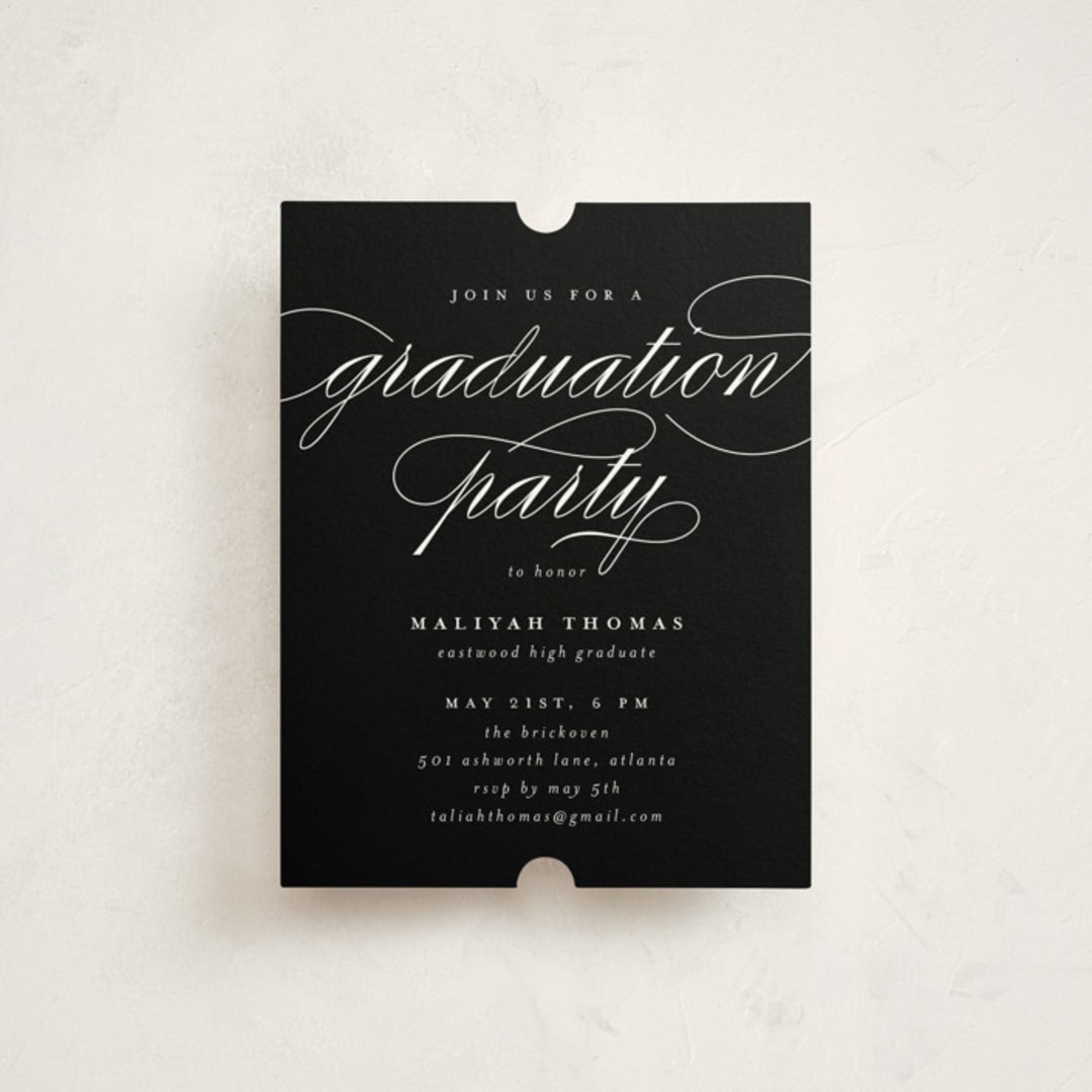 "Sol" - Graduation Insert Cards in Classic by letterfix - Front