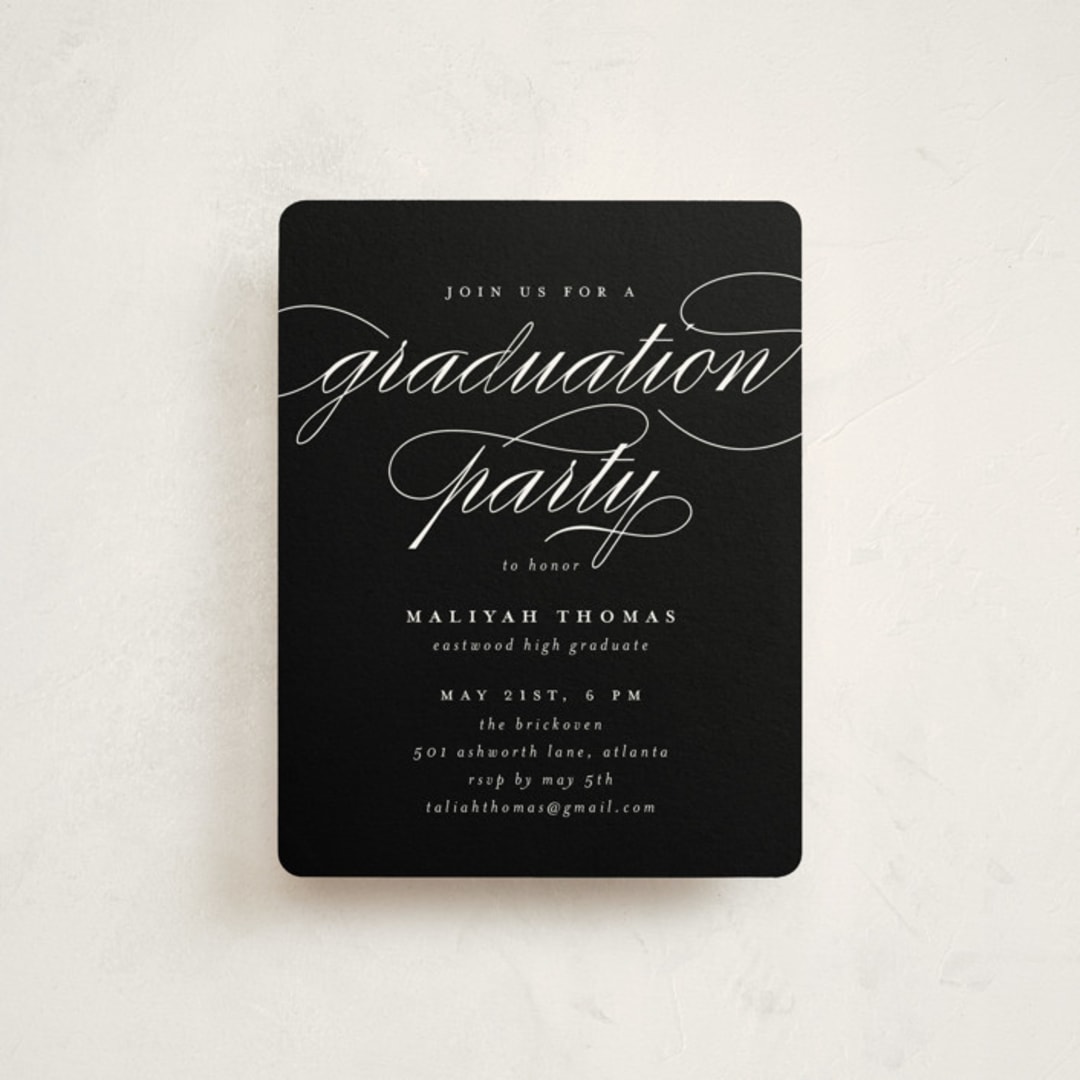 "Sol" - Graduation Insert Cards in Classic by letterfix - Front
