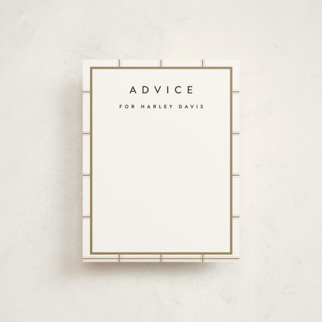 "Minimal border" - Graduation Insert Cards in Starlight by Lucrecia Caporale - Front