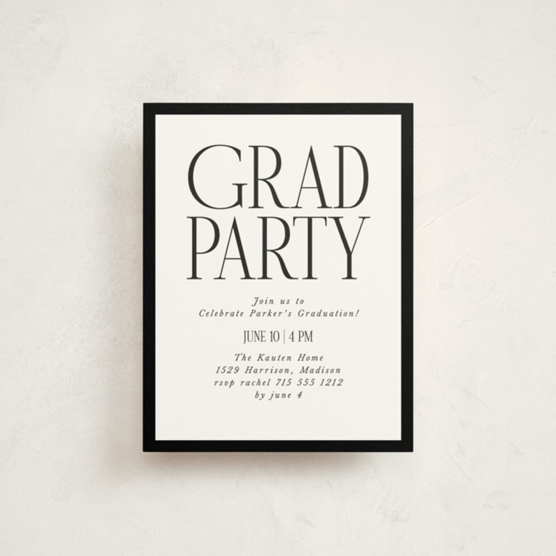"In the Center" - Graduation Insert Cards in Cloud by Susan Brown - Front