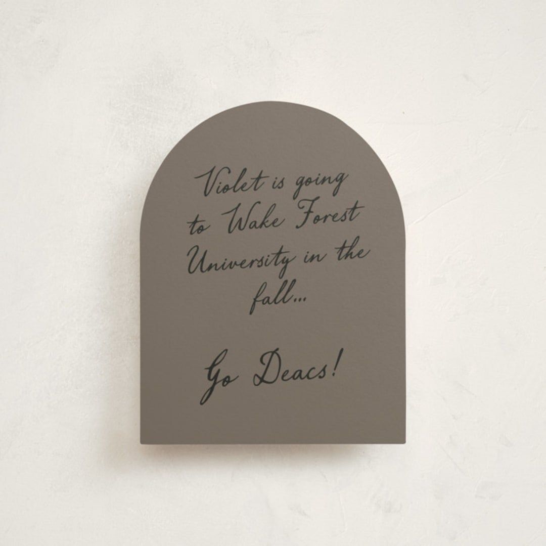 "Scrapbook" - Graduation Insert Cards in Earth by Sara Hicks Malone - Front