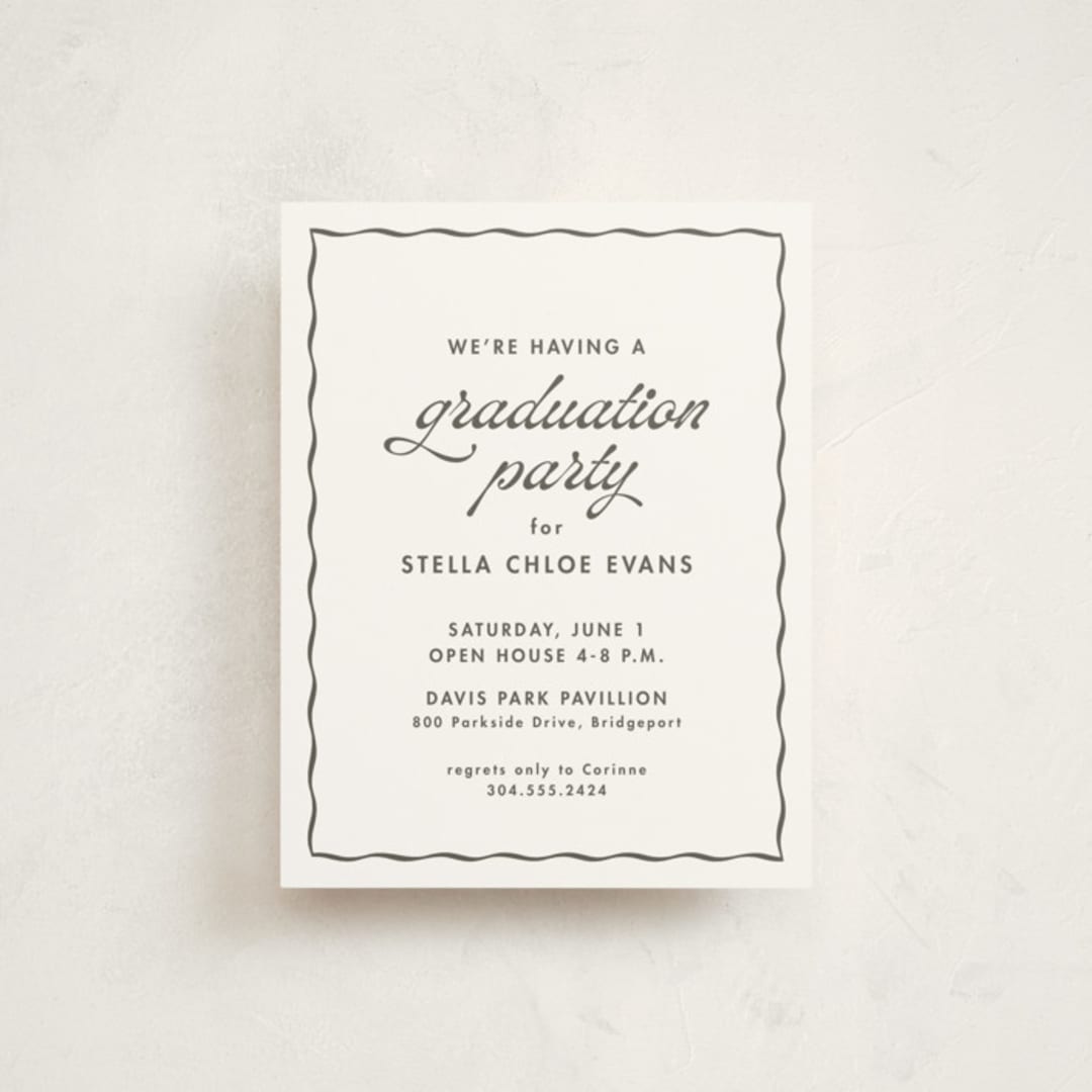 "Days gone by" - Graduation Insert Cards in Cloud by Lea Delaveris - Front