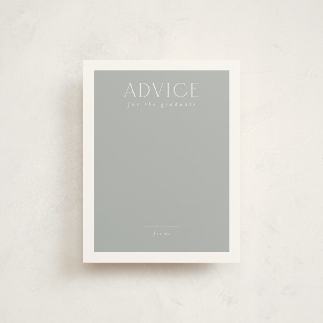 "Balzac" - Graduation Insert Cards in Alba by Deynaaz Daraei - Front