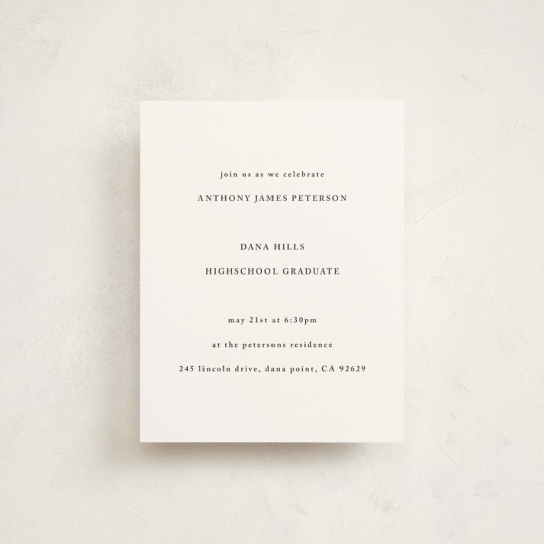 "Class of 2025!" - Graduation Insert Cards in Cloud by Maggie Daugherty - Front