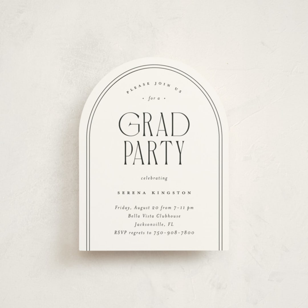 "Brilliant Day" - Graduation Insert Cards in Cotton by Carmia Jordaan - Front