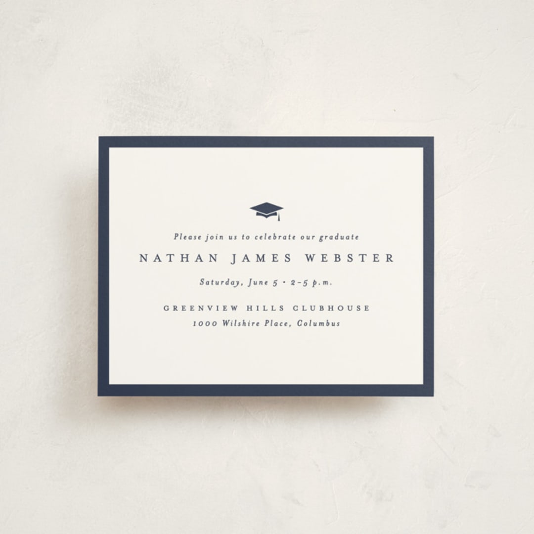 "Wrapped" - Graduation Insert Cards in Space by Lea Delaveris - Front