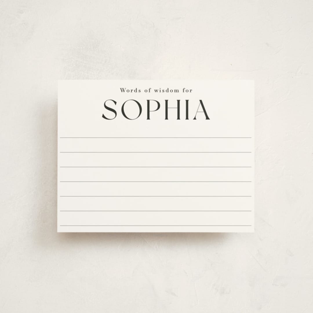 "Snapshot" - Graduation Insert Cards in Ink by Hudson meet Rose - Front