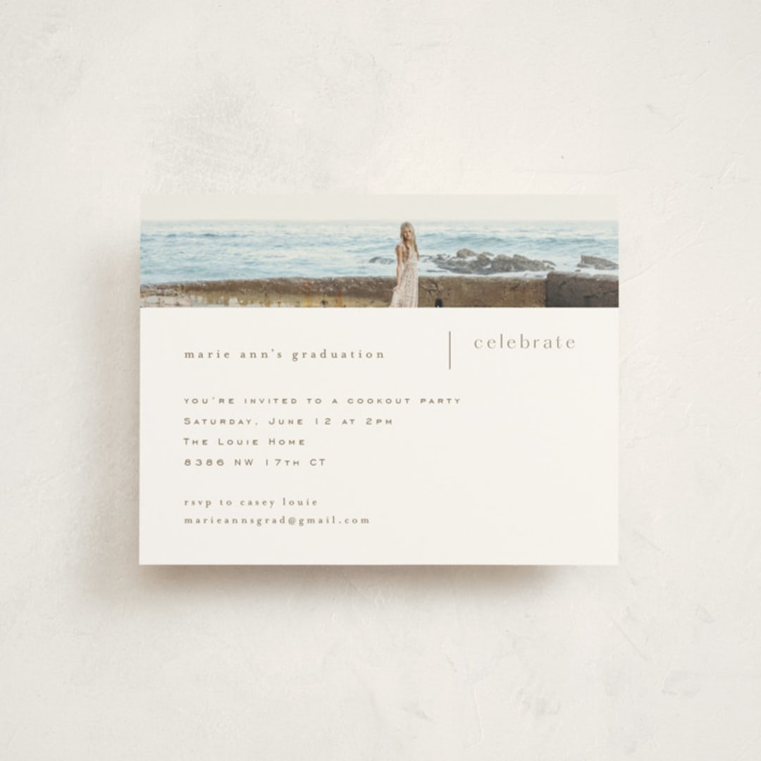 "Maine" - Graduation Insert Cards in Stone by chocomocacino - Front