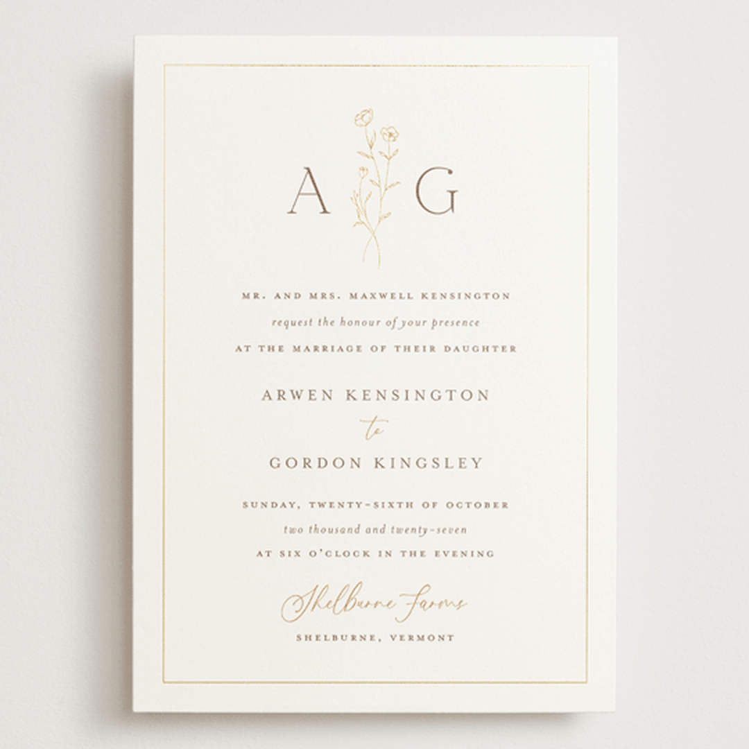 "kouignette" - Wedding Invitations in Chiffon by chocomocacino - Front