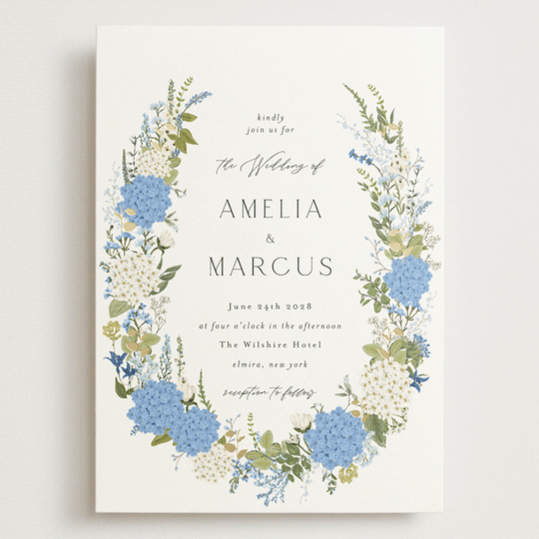 "Garden Whisper" - Wedding Invitations in Coastal by Susan Moyal - Front