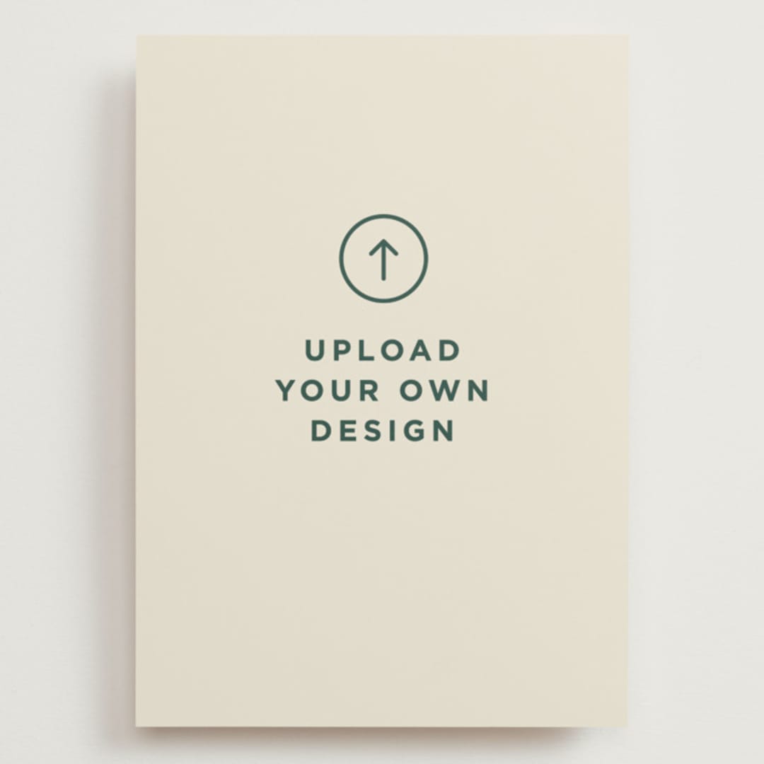 "Upload Your Own Design" - Wedding Invitations in A by Minted - Front