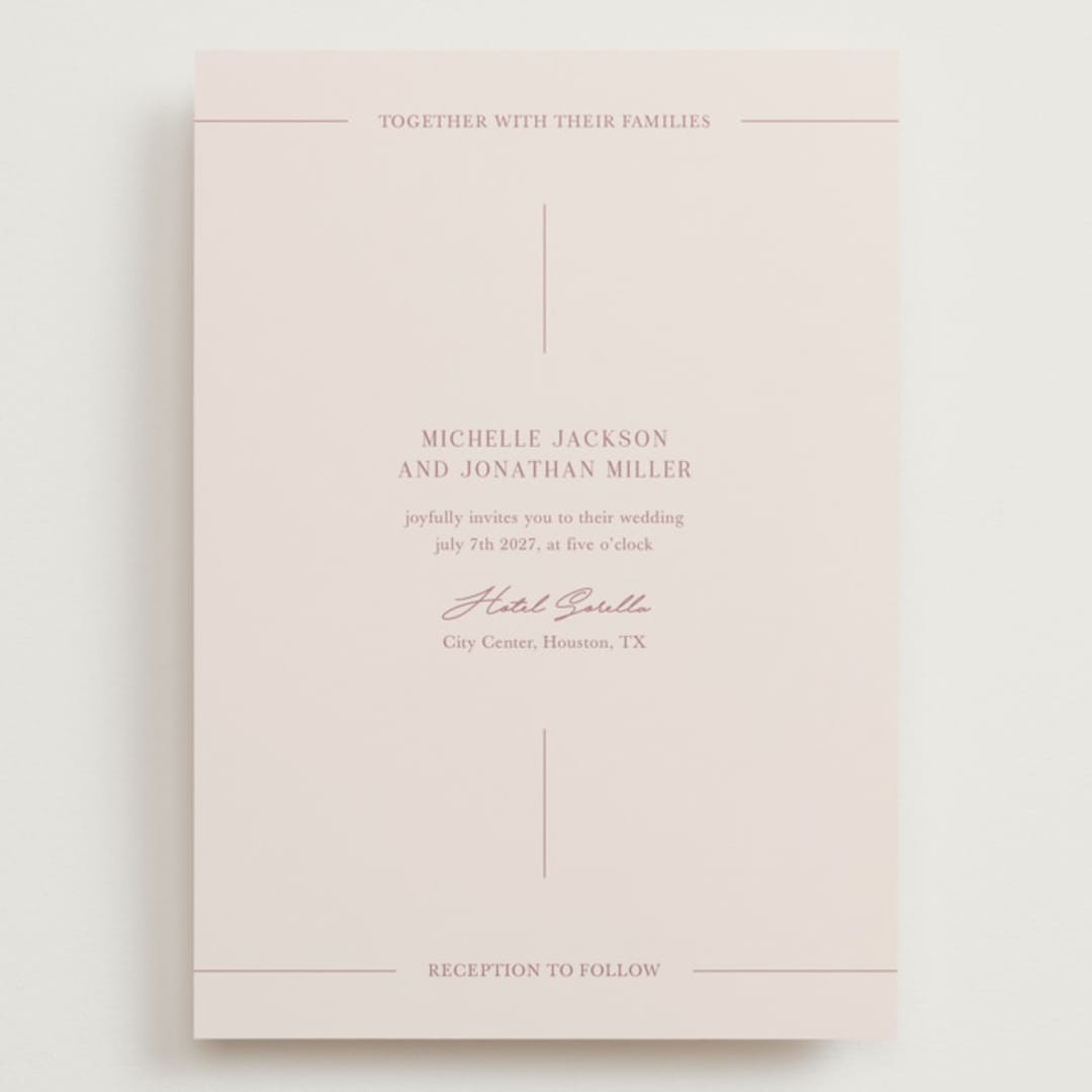 "Together" - Wedding Invitations in Romance by Kristin Oliversen - Front