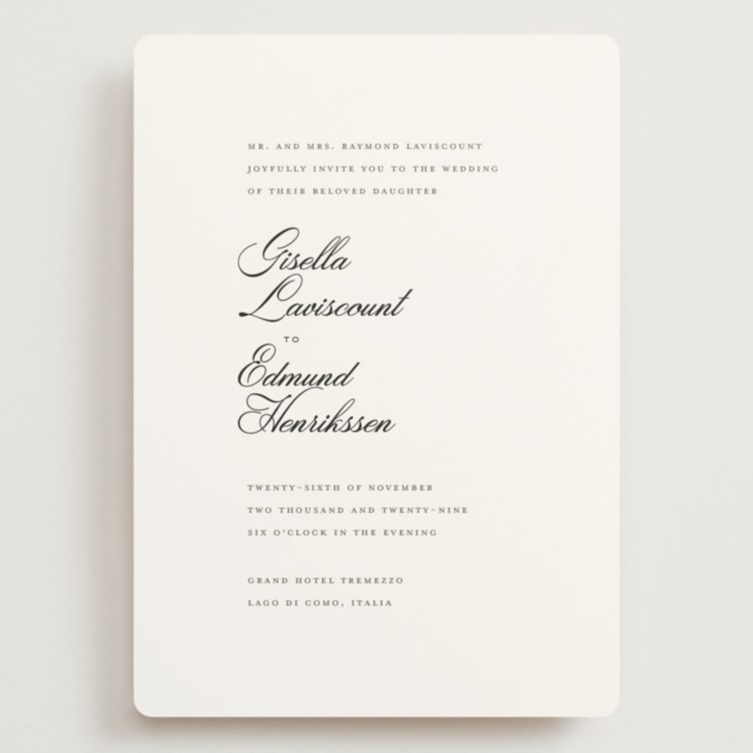 "gregada" - Wedding Invitations in Salt by chocomocacino - Front