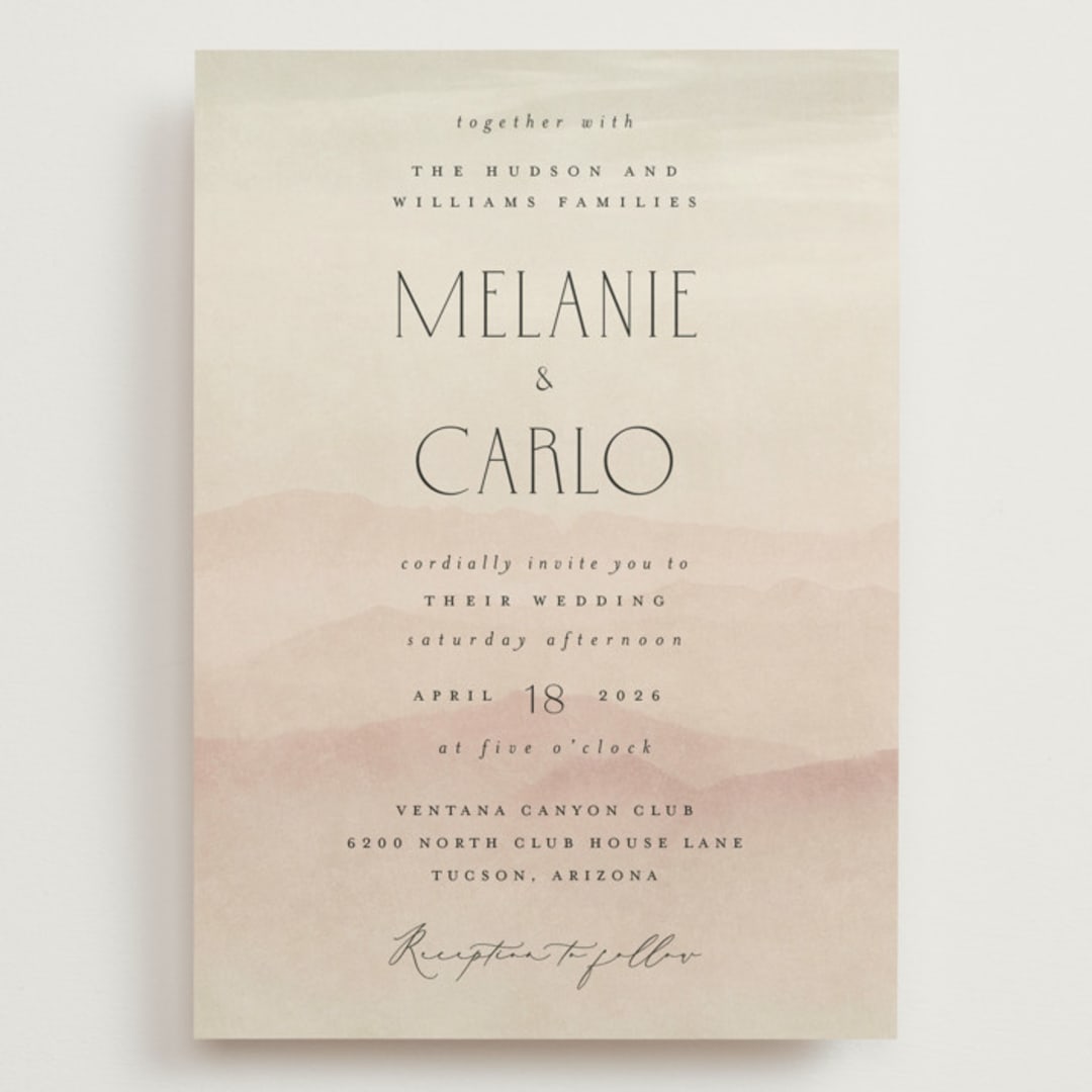 "desert dream" - Wedding Invitations in Sand by Maja Cunningham - Front