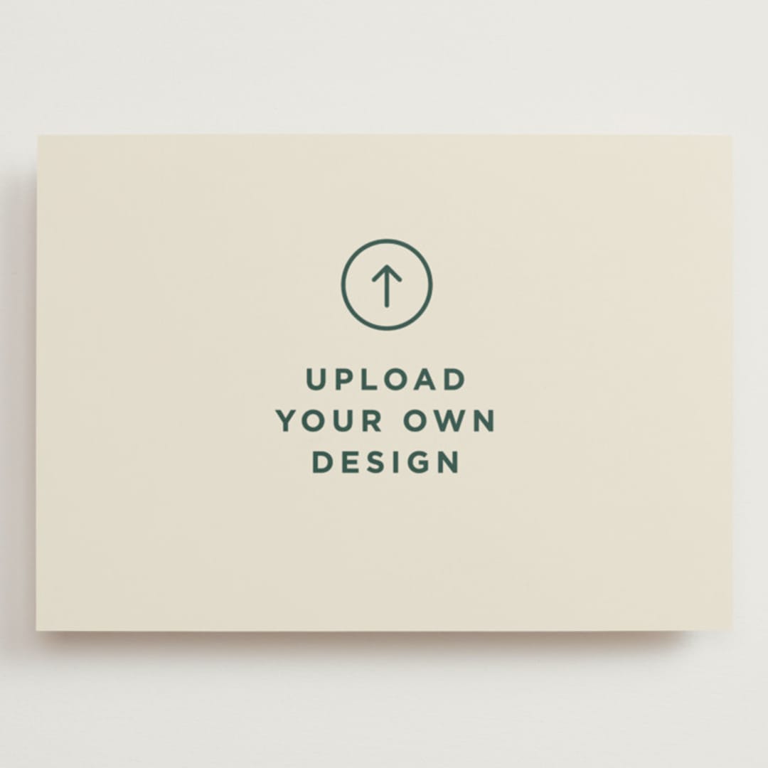"Upload Your Own Design" - Wedding Invitations in A by Minted - Front