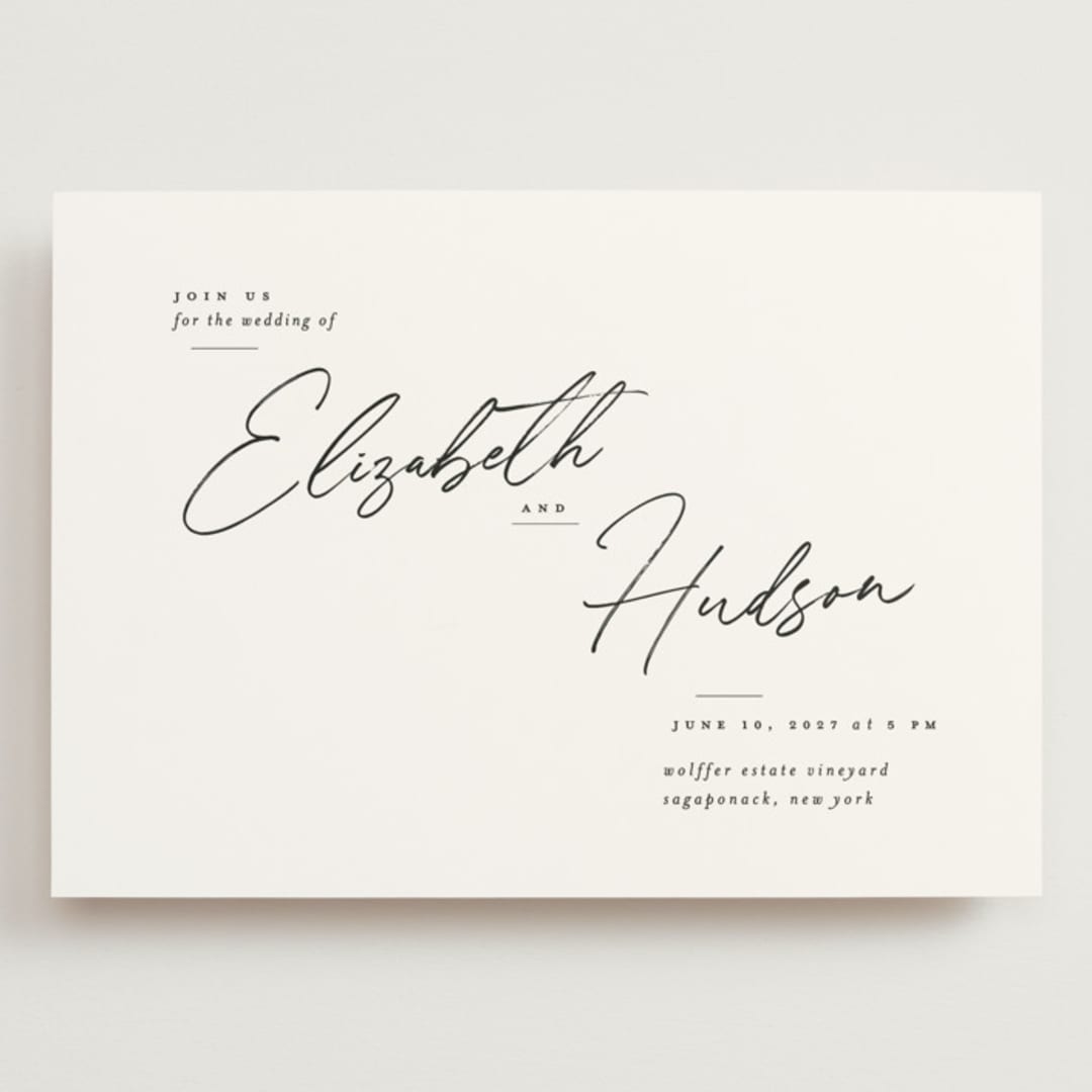 "Macaron" - Wedding Invitations in Snow by Nicoletta Savod - Front