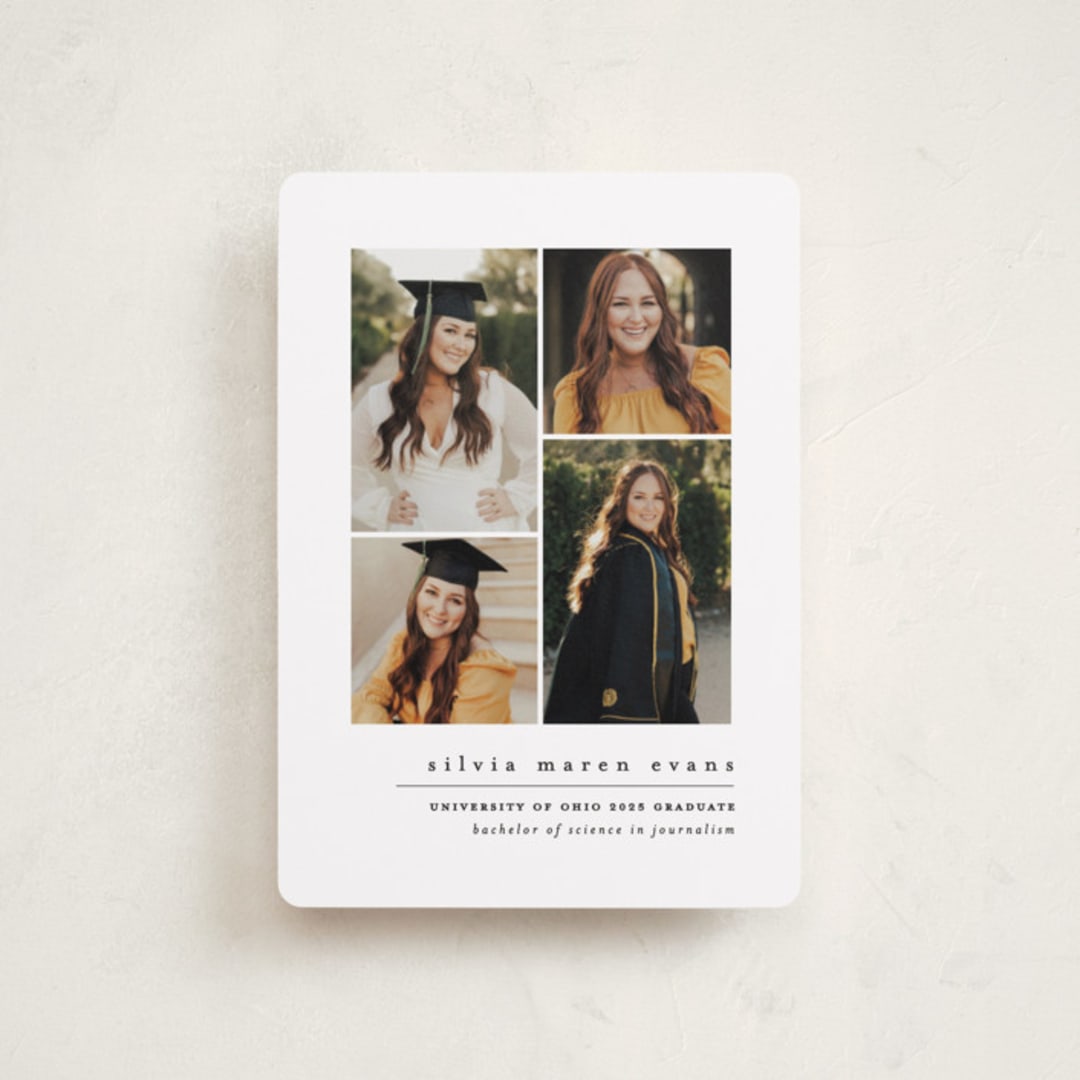 "name drop" - Graduation Announcements in Penguin by Lea Delaveris - Front