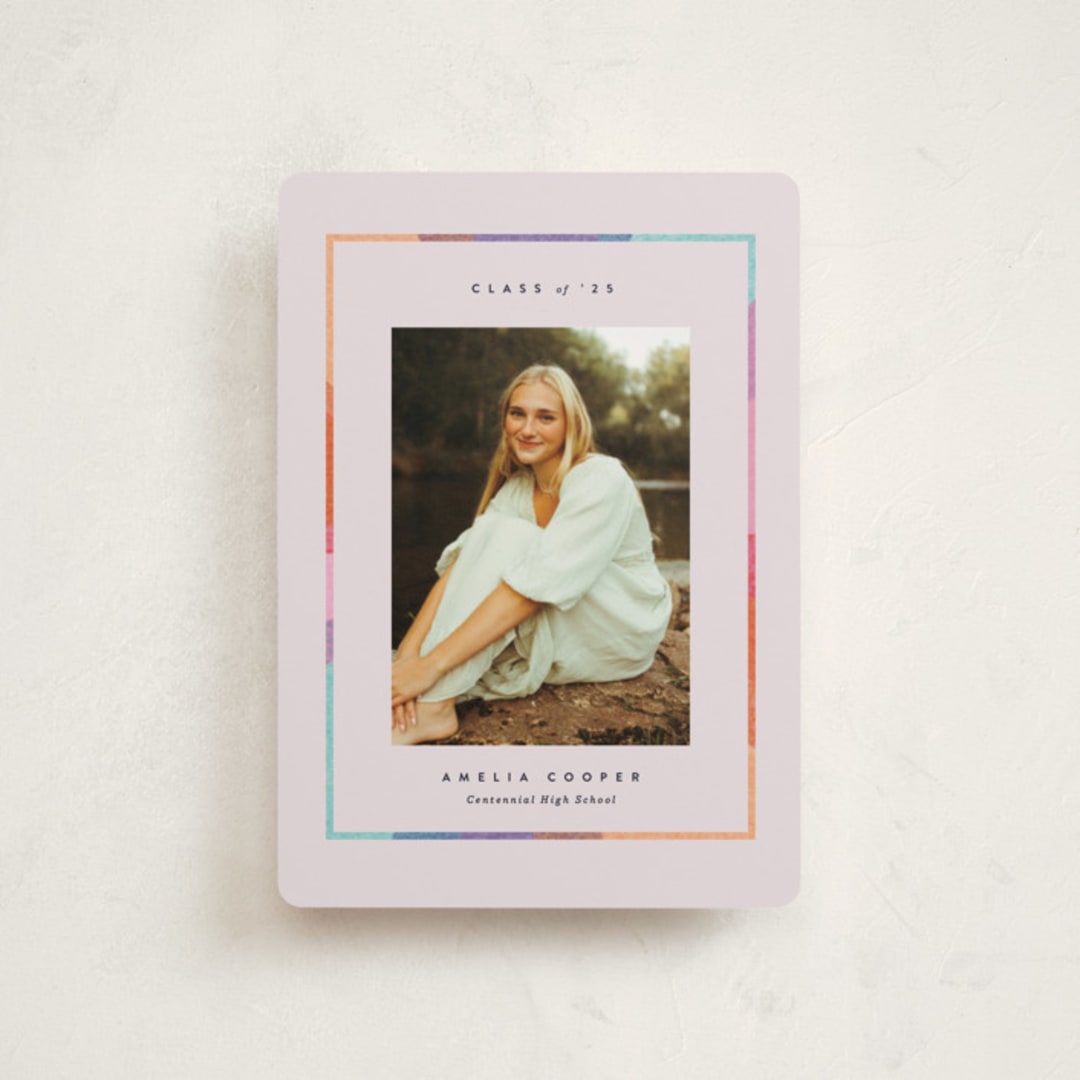 "candy rainbow" - Graduation Announcements in Petal by Carrie Moradi - Front