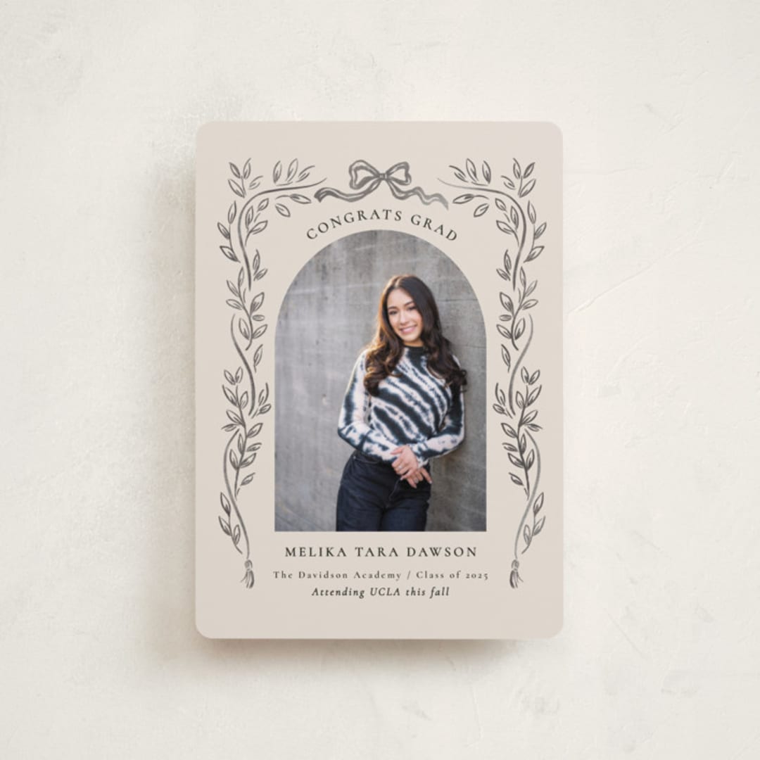 "chic" - Graduation Announcements in Ink by Petra Kern - Front
