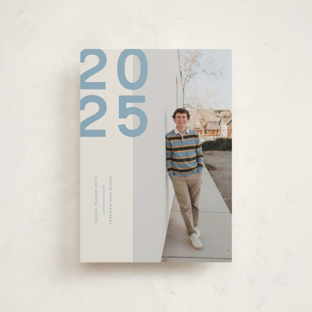 "Modern Year" - Graduation Announcements in Lake by Kelly Watkins - Front