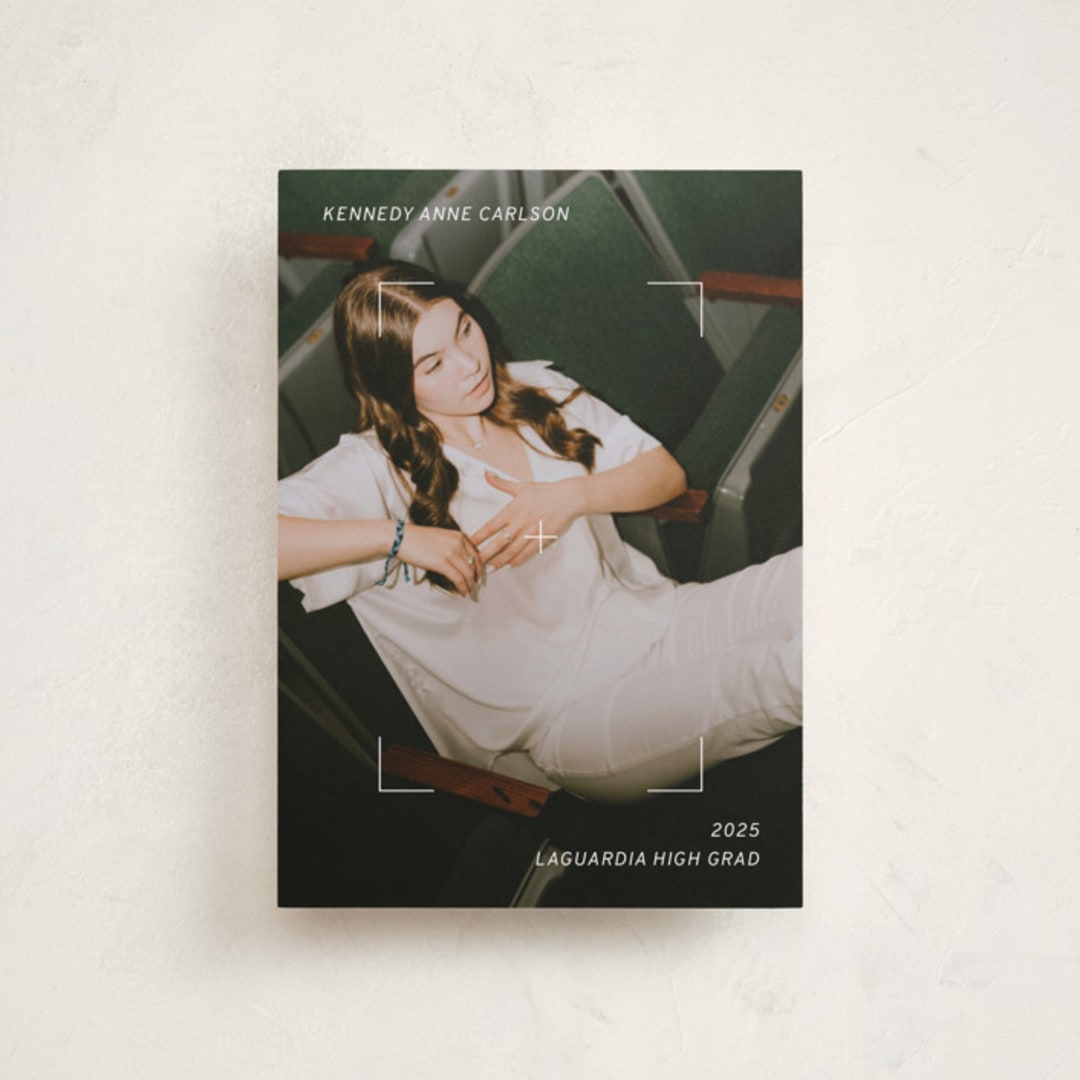 "Focus" - Graduation Announcements in Cloud by Meggy Masters - Front